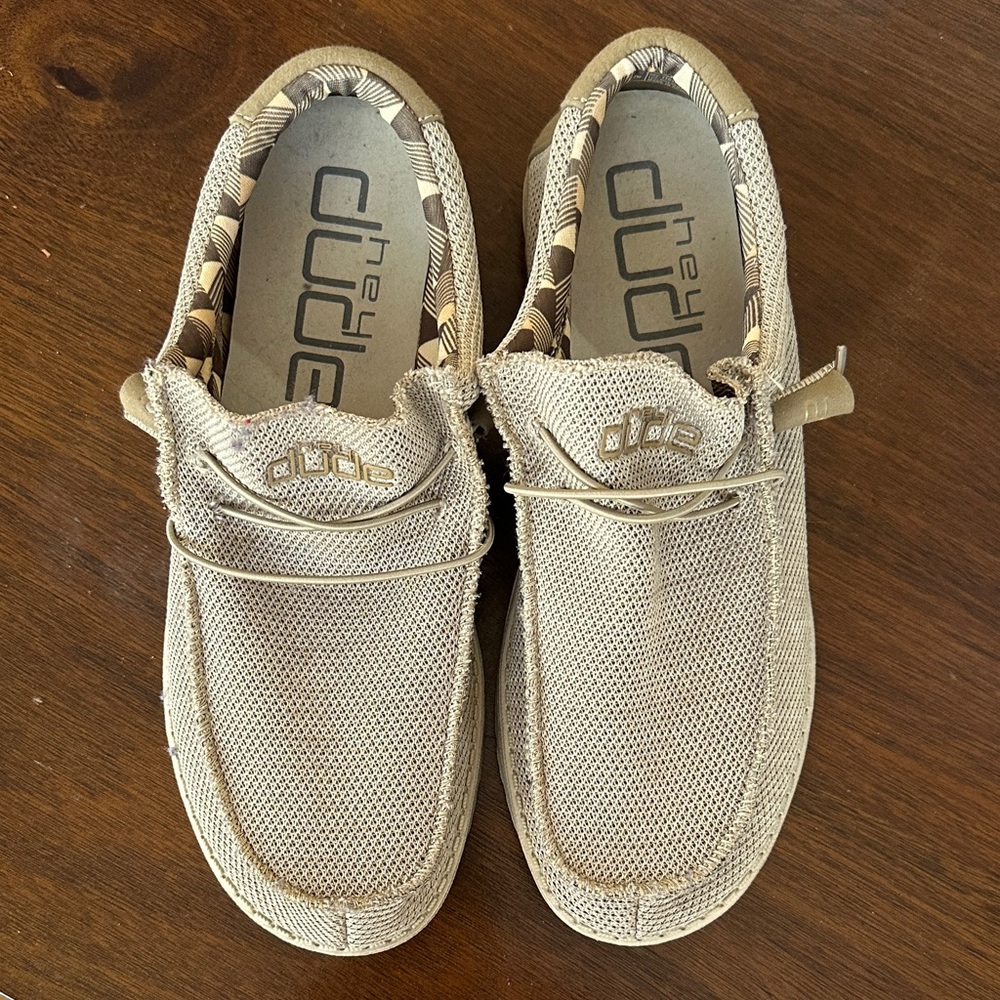 Hey Dude Men's Tan Slip-On Loafers